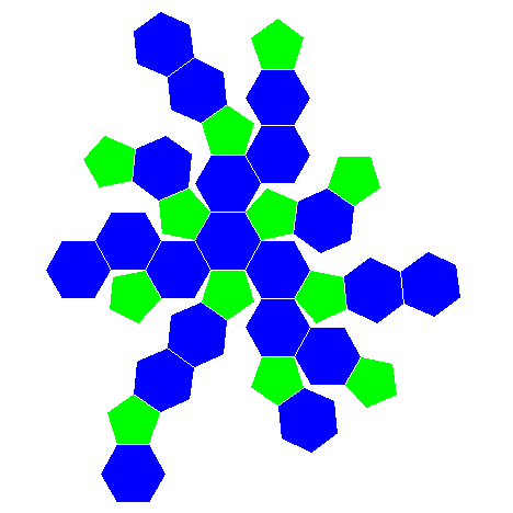 Dwudziestościa ścięty - pole bryły Dwudziestościa ścięty - pole bryły