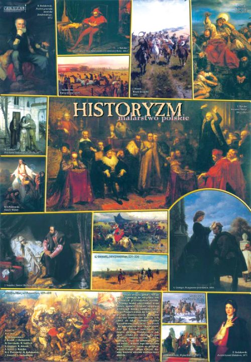 890-2273 Plansza - malarstwo polskie - Historyzm