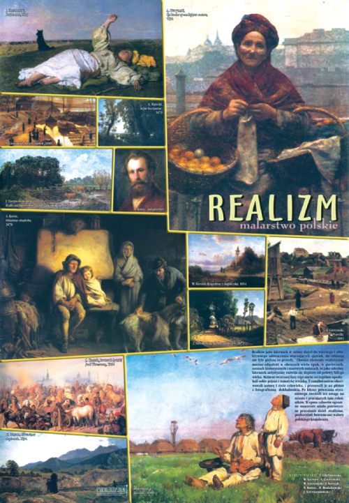 Plansza - malarstwo polskie - Realizm