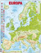 Puzzle Europa - mapa fizyczna 430-6027 