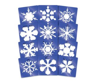 Szablony duże - płatki śniegu 313-1101