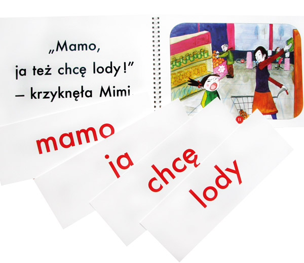 Umiem czytać - poziom 1, książeczki z kartami