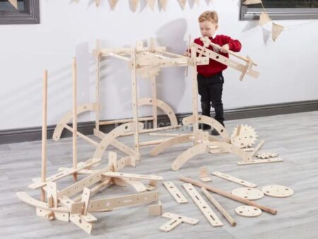 STEM Inżynieryjny, drewniany zestaw konstrukcyjny